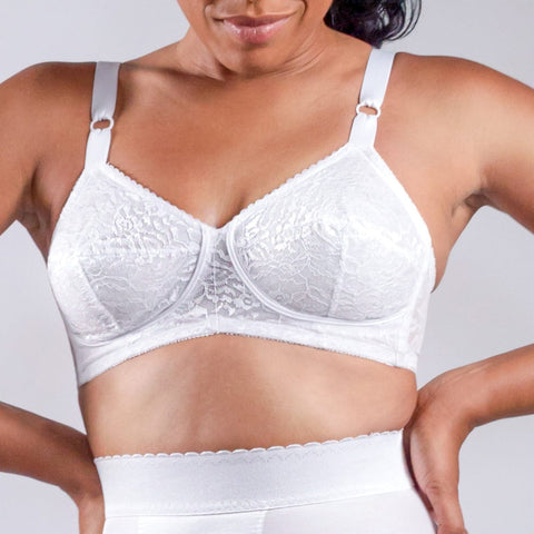 Reggiseno modellante senza ferretto con coppe espandibili - Bianco | Modello 2101-5