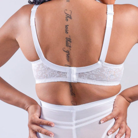 Reggiseno modellante senza ferretto con coppe espandibili - Bianco | Modello 2101-3