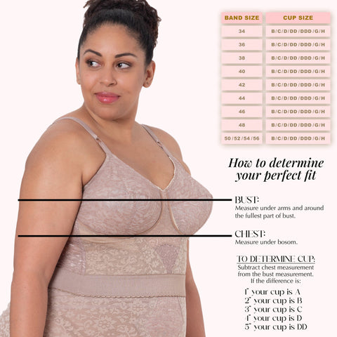 Reggiseno senza ferretto a fascia lunga con coppe espandibili e pizzo | Modello 2202-2